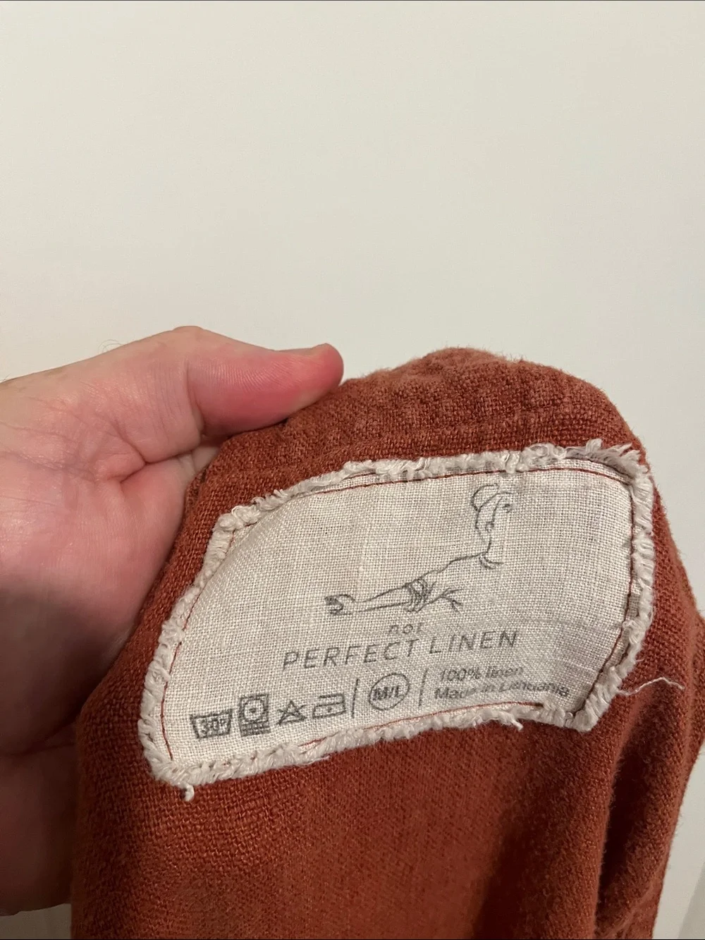 Not Perfect Linen Everest 100% Linen Jumpsuit Coastal Bohemian Minimalist - Picture 9 of 14
